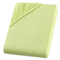 JERSEY-SPANNBETTLAKEN 70x140 cm aus 100% Baumwolle, Baby Bett Bettlaken Grün Uni - Grün, Textil (70/200cm) - Carpe Sonno