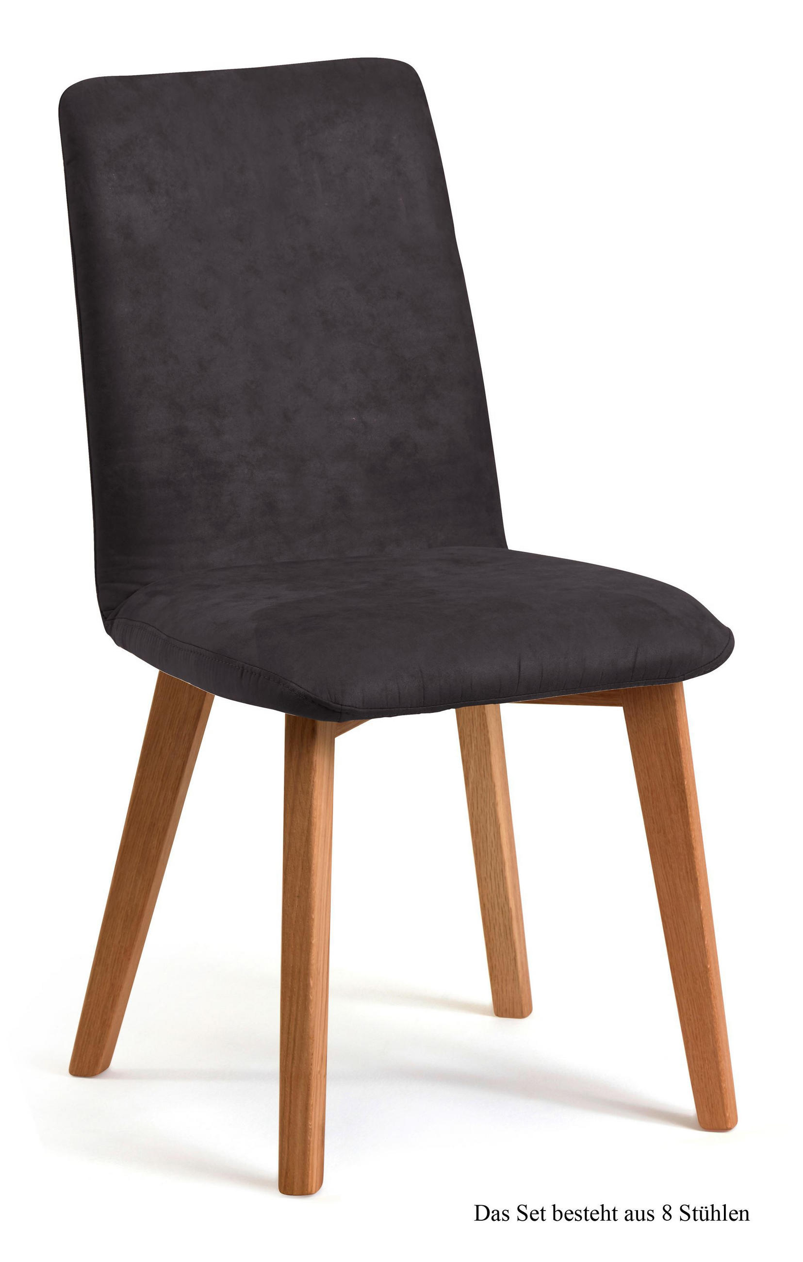 ESSZIMMERSTUHL (8er-Set) Darci 47x92x60 Eiche geölt/Espresso - Eichefarben/Dunkelbraun, Kunststoff (60/92/47cm) - 58aufmkessel