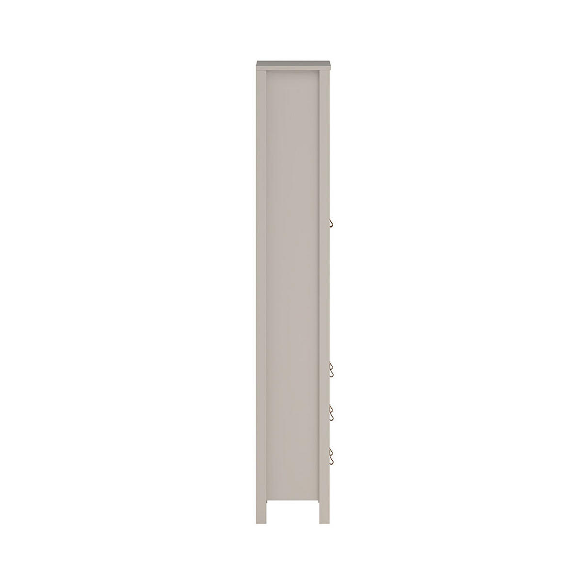 VITRINENSCHRANK, Madrid, Kaschmir, Holzwerkstoff, 78 x 33 x 199 cm - Kaschmir, Holzwerkstoff (78/199/33cm) - ebuy24