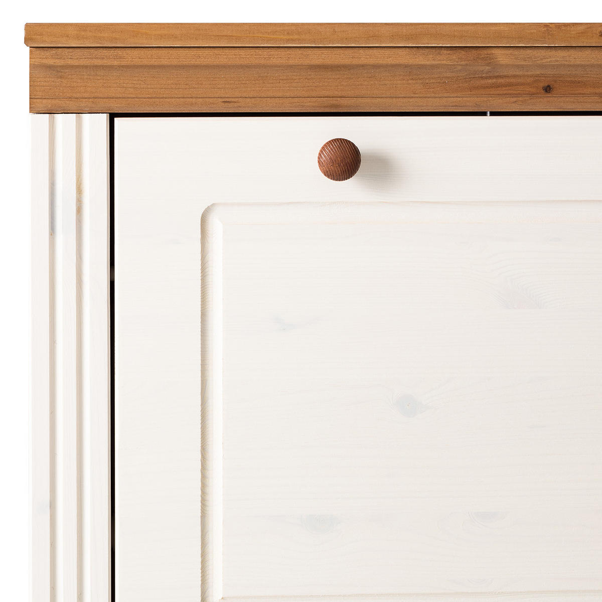 SCHUHKIPPER mit 3 Klappen - Kieferfarben, Holz (70/135/25cm) - home24