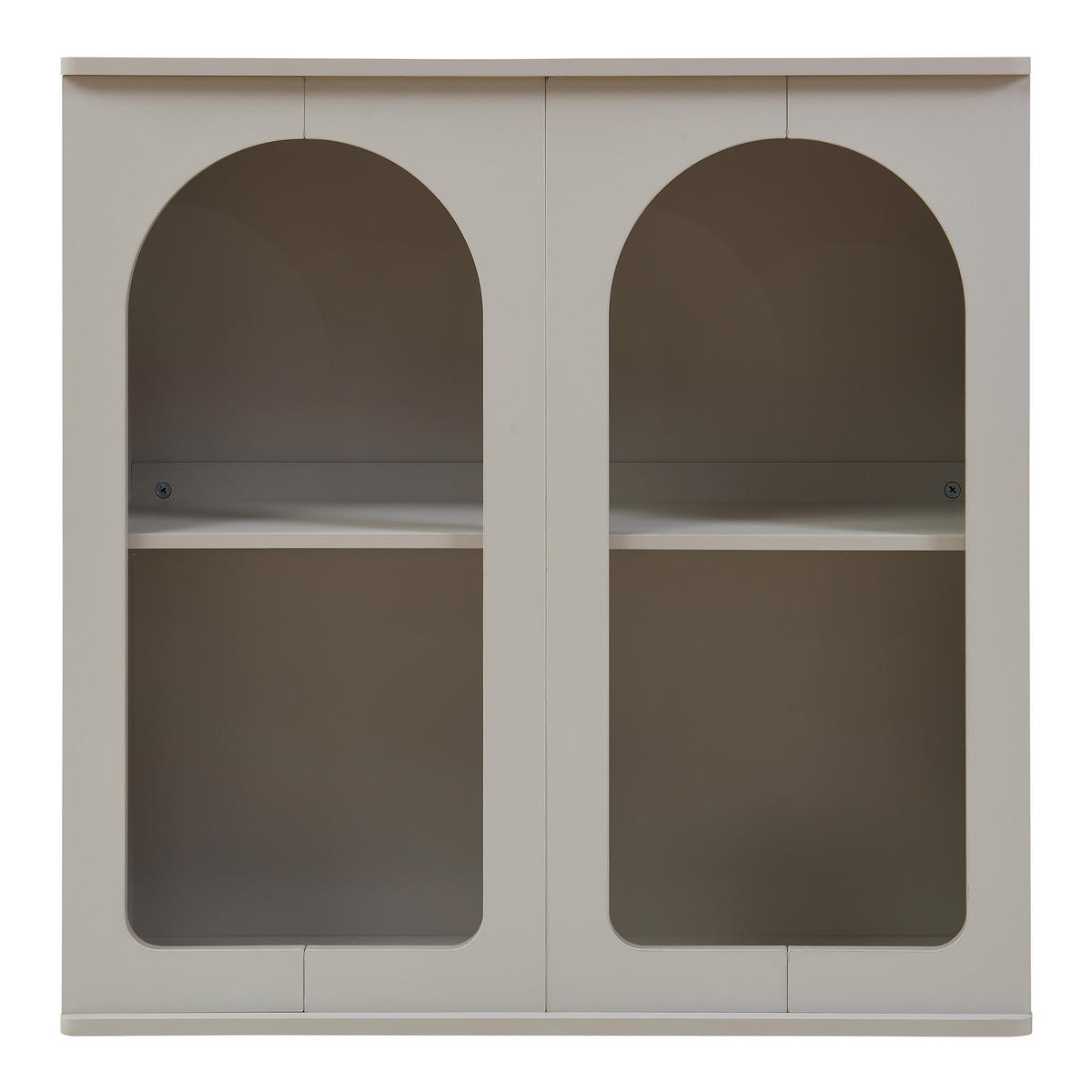 PŘÍSTĚNNÝ STOLEK Trorhun - šedá, kompozitní dřevo (30/80/80cm) - [en.casa]