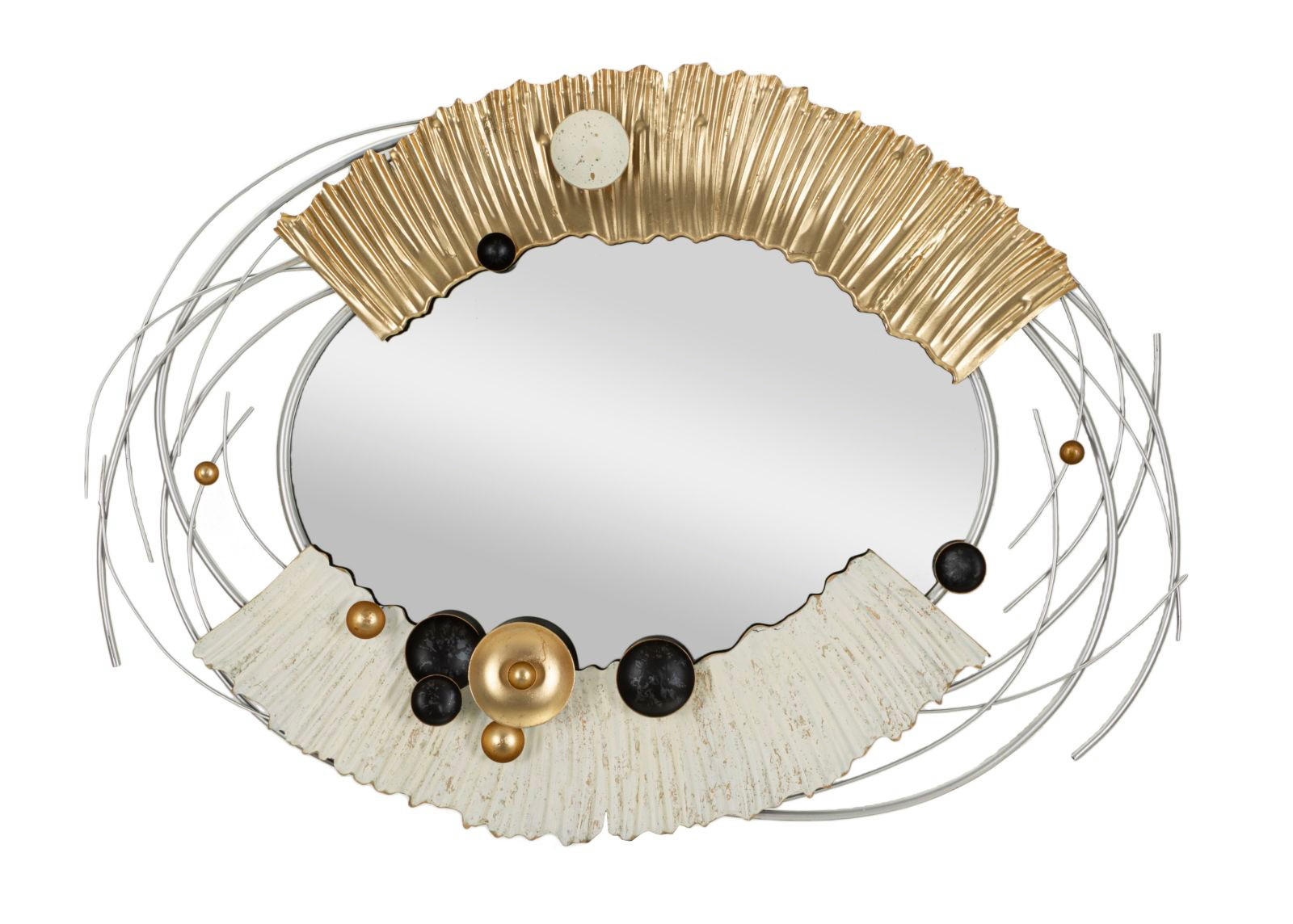 Mauro Ferretti Wandspiegel Mehrfarbig 114x81x7 cm