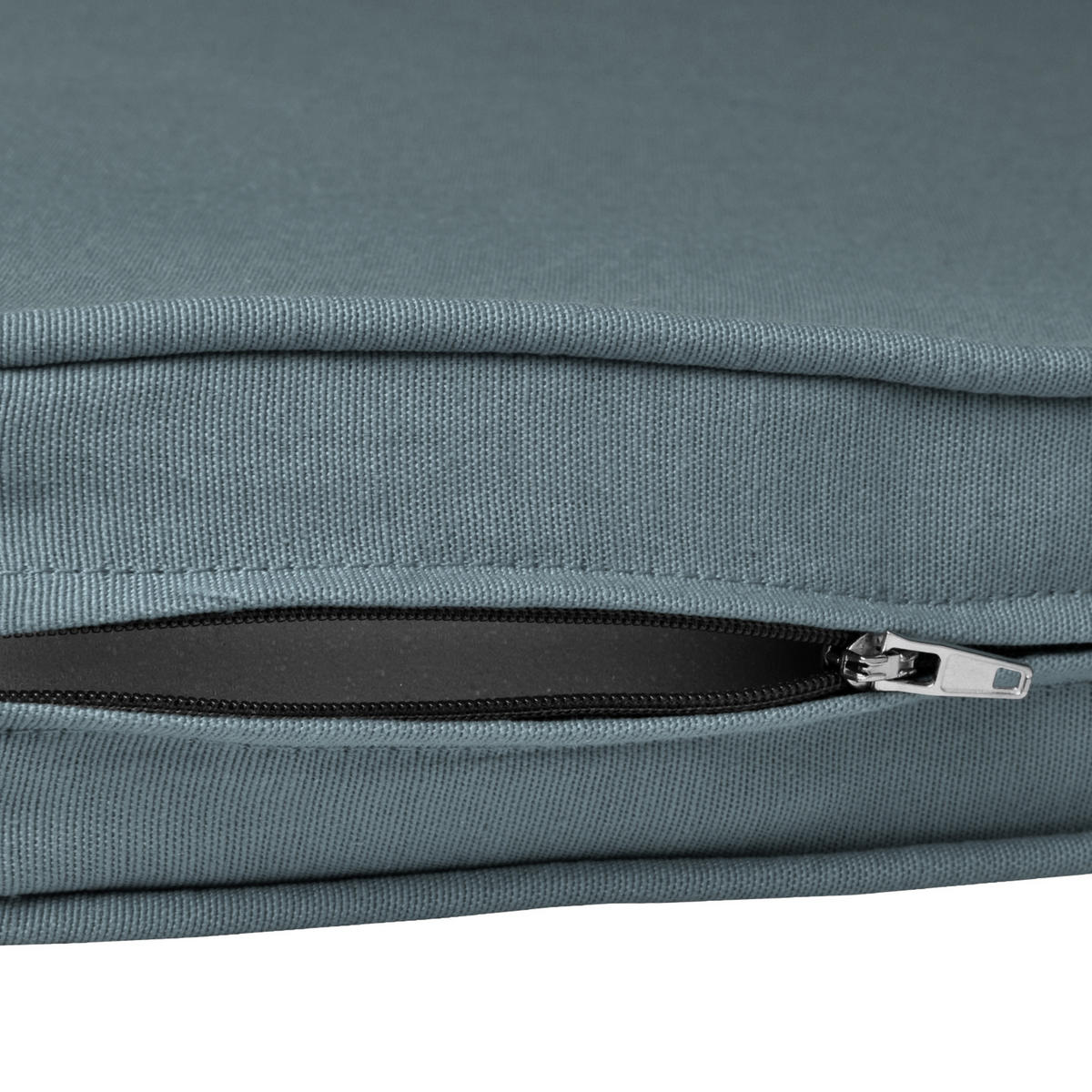 BANKAUFLAGE Loft BK 150x48x5cm Taubenblau - Blaugrau, Textil (48/150cm) - Beautissu 