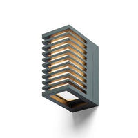 AUSSENLEUCHTE CLAIRE RC Anthrazitgrau milchfarbenes Acryl 6 W IP54 - Grau, Kunststoff (108/66/141cm) - Rendl