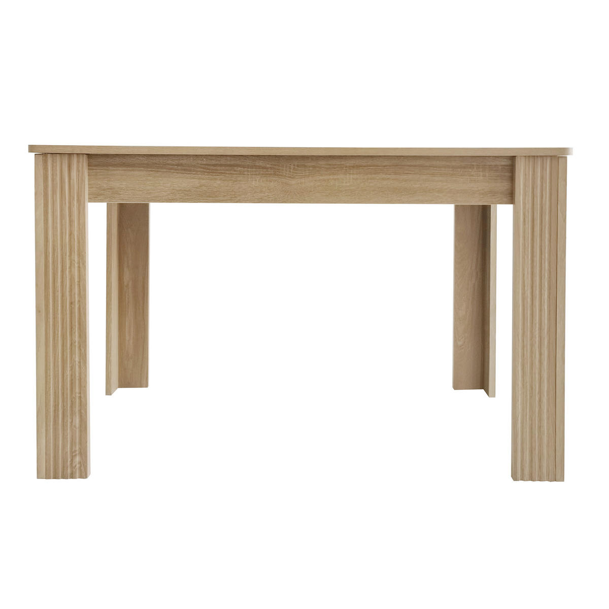 ESSTISCH, Spanplatte in Eiche-Optik mit Holzmaserung & 4 Beinen, 116/65/75 cm, Eiche - Eichefarben, Holzwerkstoff (116/65/75cm) - Redom