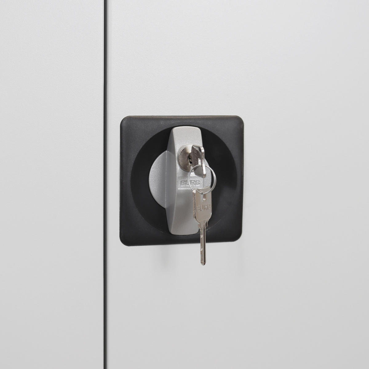 FLÜGELTÜRSCHRANK Owl mit 4 Fachboden 195x95x60cm Lichtgrau - Grau, Metall (95/195/60cm) - PROREGAL