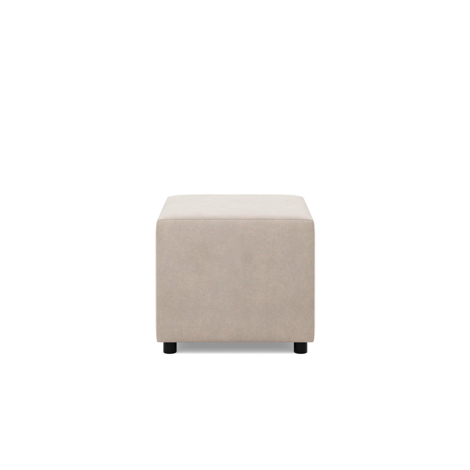SITZPOUF 50 X 50 NEO, Beige - Beige, Textil (51/40/51cm)