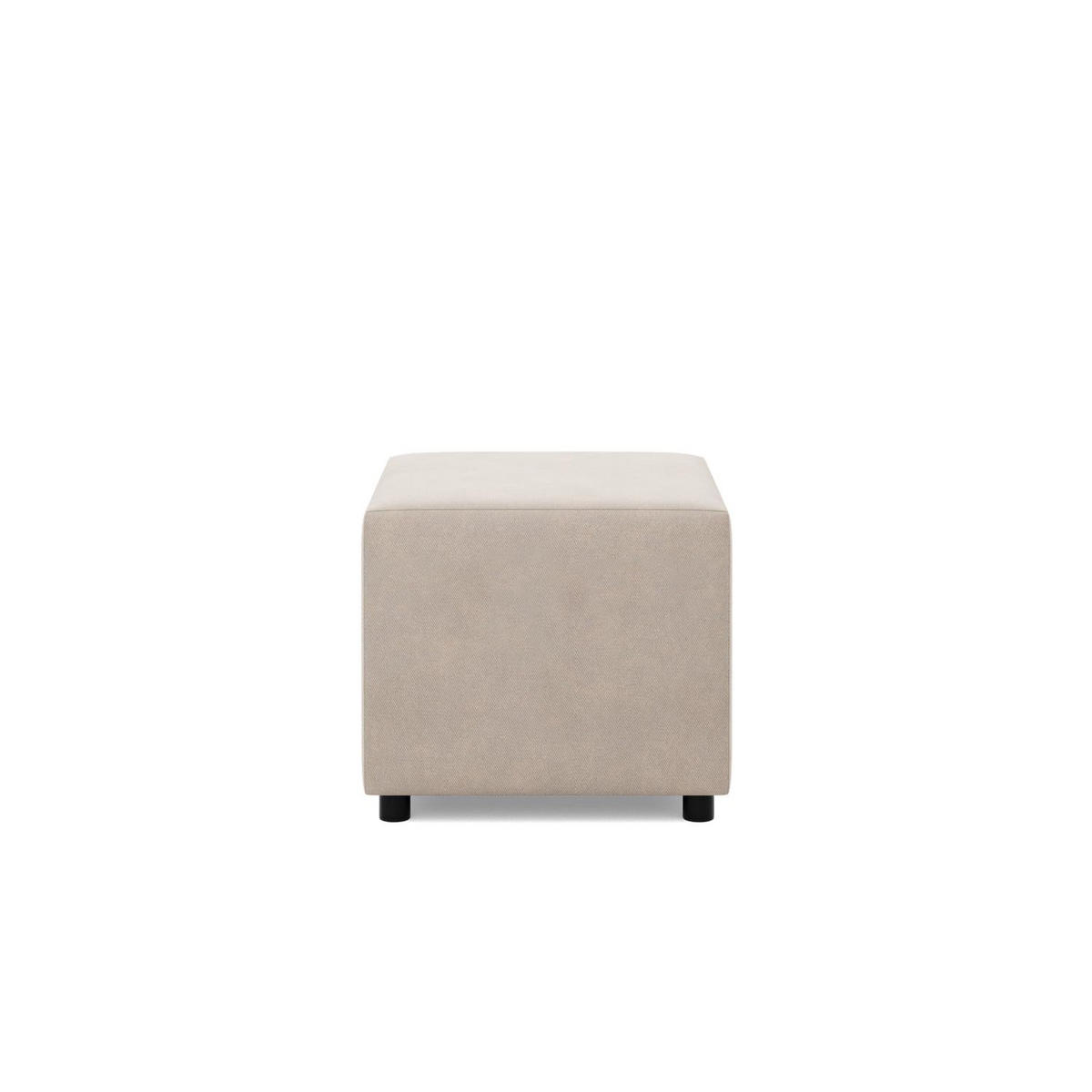 SITZPOUF 50 X 50 NEO, Beige - Beige, Textil (51/40/51cm)
