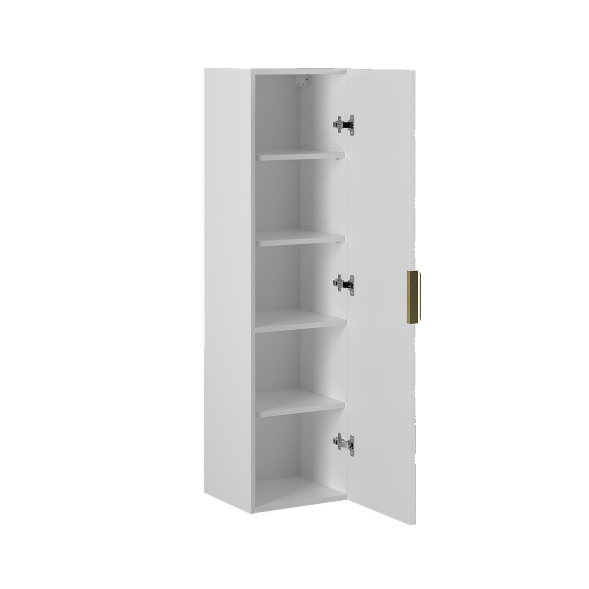 HÄNGESÄULE Aurora Weiß - Weiß, Holzwerkstoff (34.5/130/31.8cm) - Petits-meubles