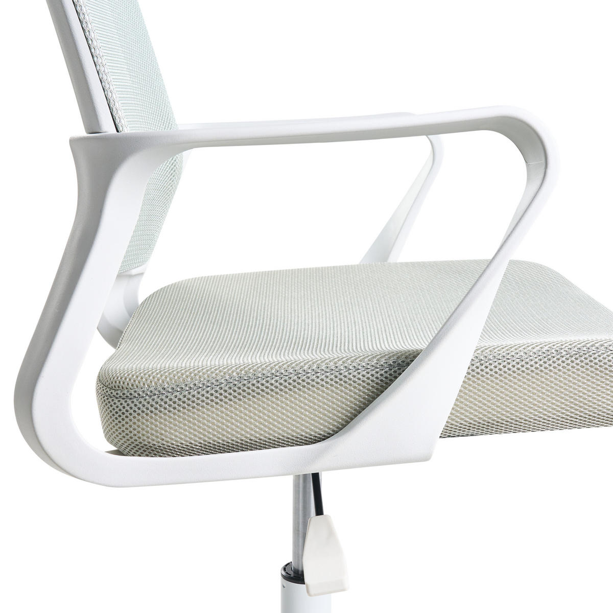 BÜROSTUHL Mintgrün Ease - Mintgrün, Textil (54/94/54cm) - Beliani