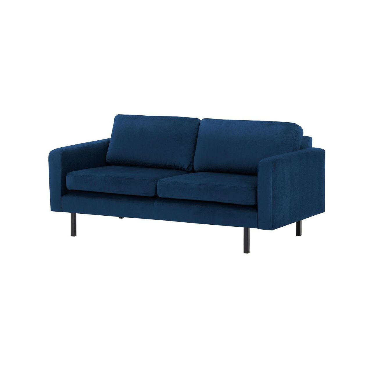 2,5-PERSONEN-SOFA Lioni-Kronos 9 - Dunkelblau, Holz/Textil (182/84/94cm)