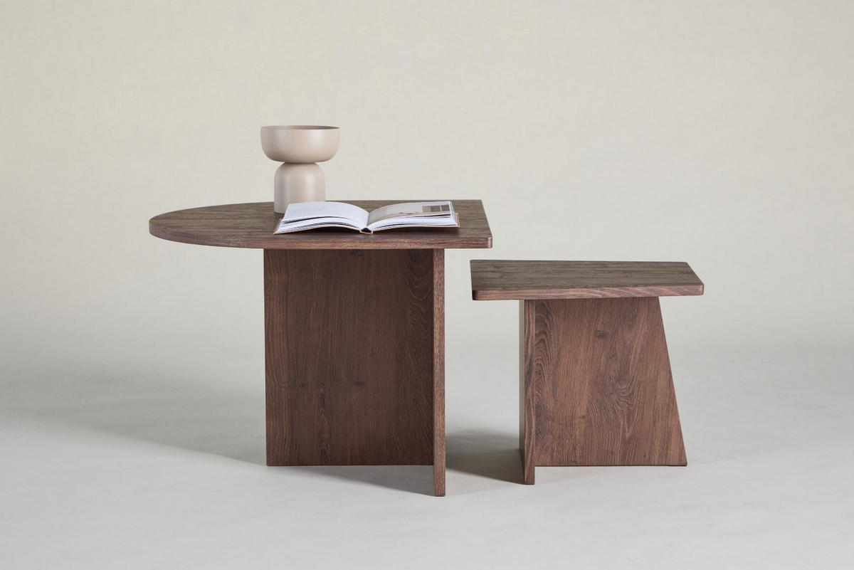 COUCHTISCH, Sala, Mocca, MDF, 60 x 60 x 45 cm - Mokka, Holzwerkstoff (60/60/45cm) - ebuy24