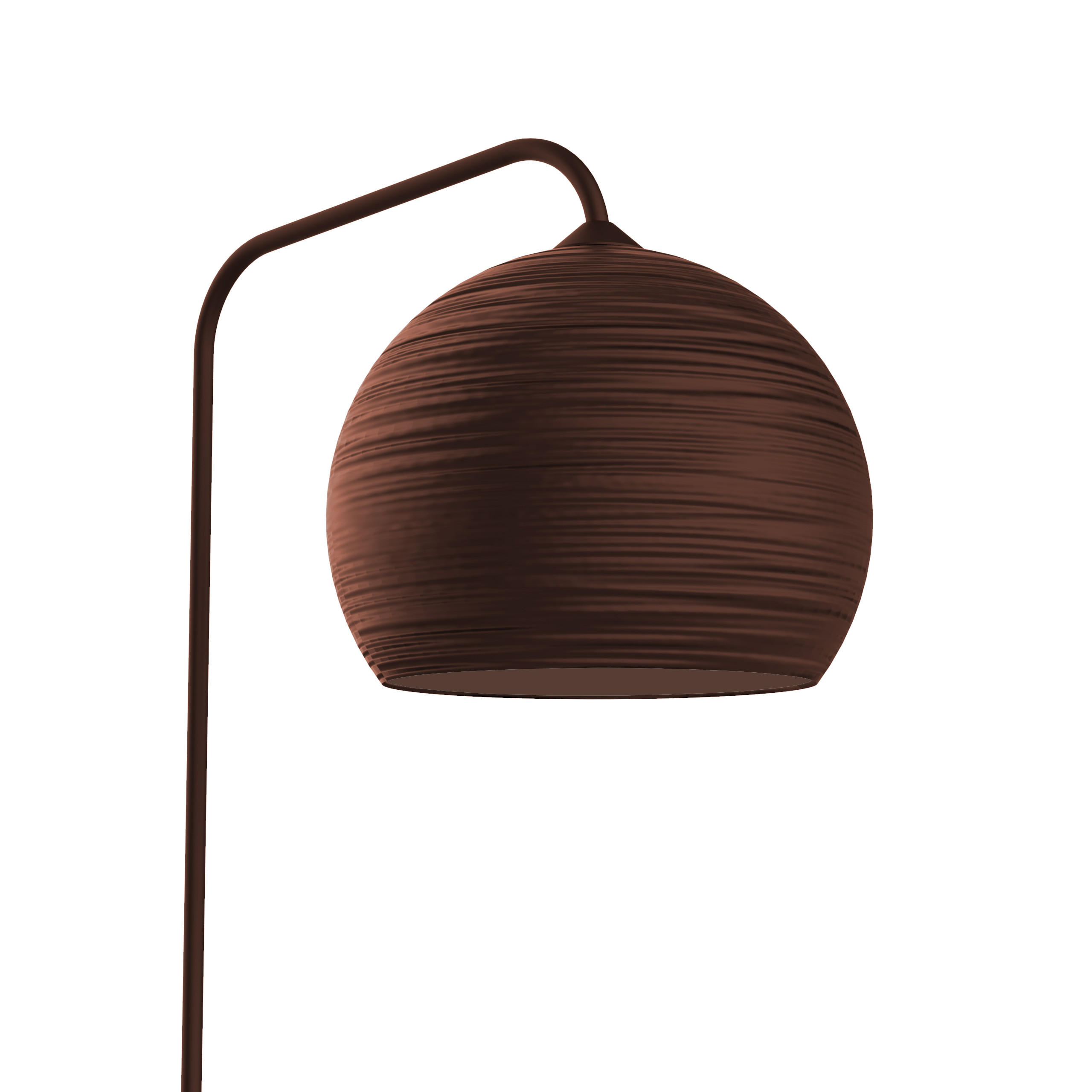 STEHLEUCHTE - Dunkelbraun, Metall (40/65/170cm) - Lumicom