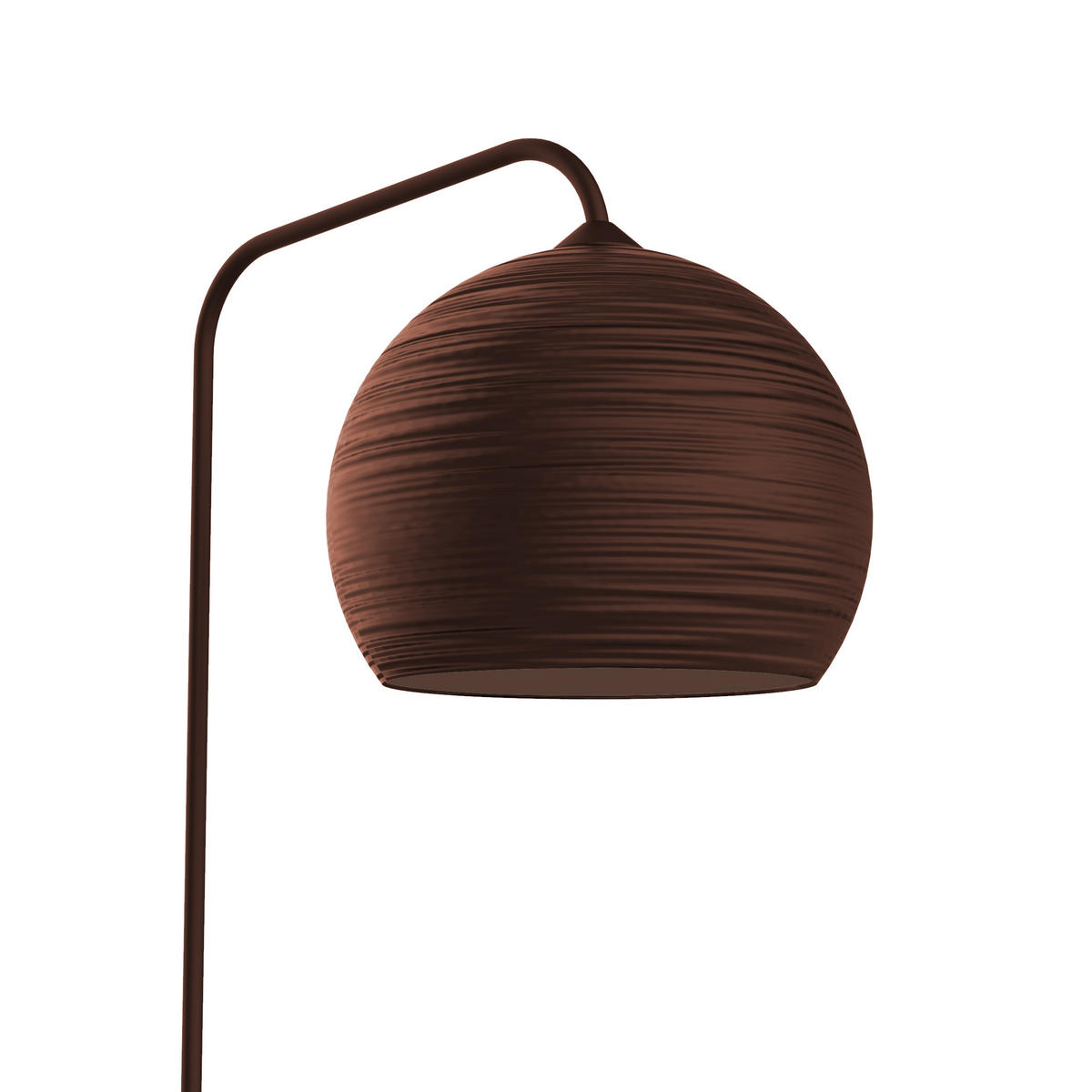 STEHLEUCHTE - Dunkelbraun, Metall (40/65/170cm) - Lumicom