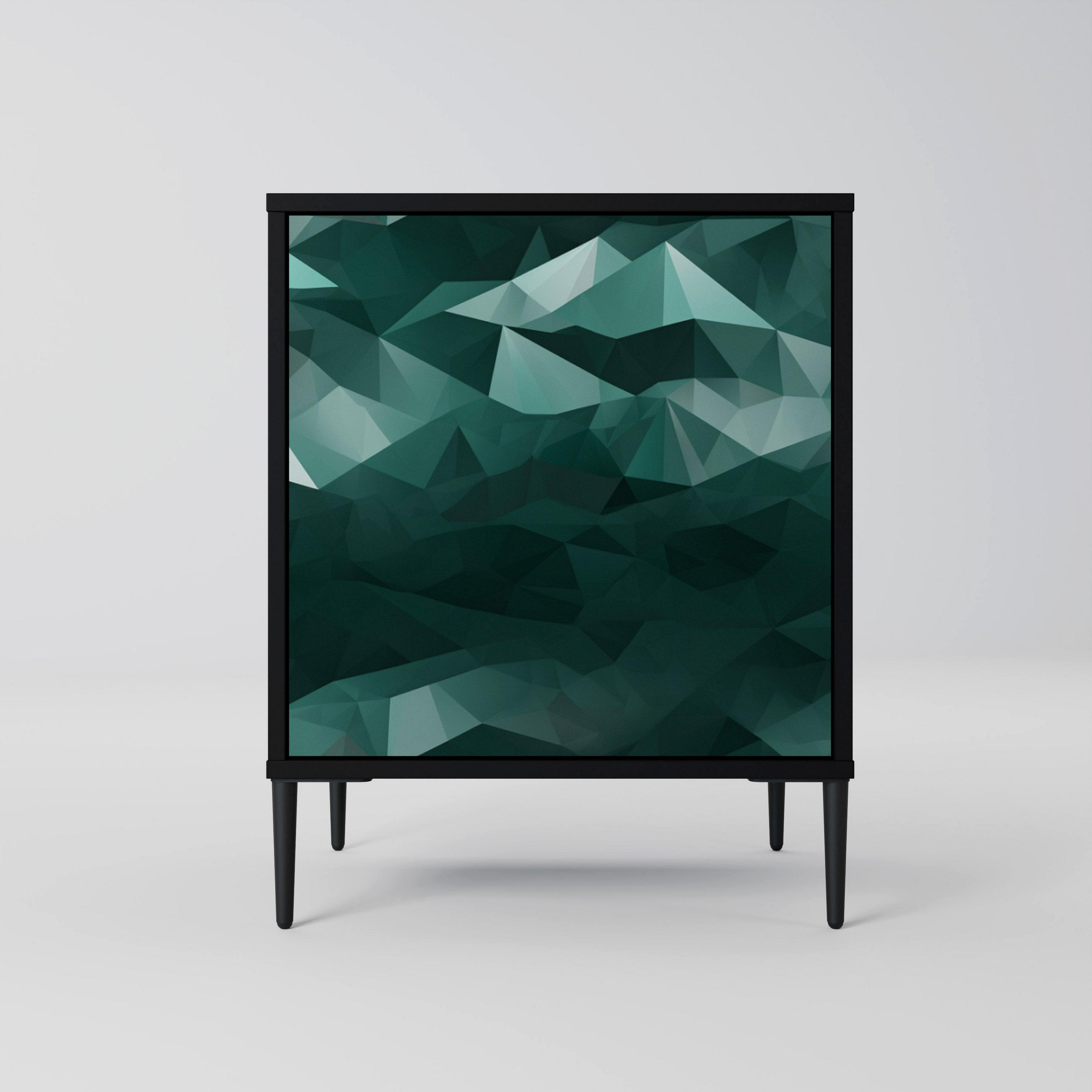 SpaceRebels Sideboard Schwarz 57.5x72.5x42 cm