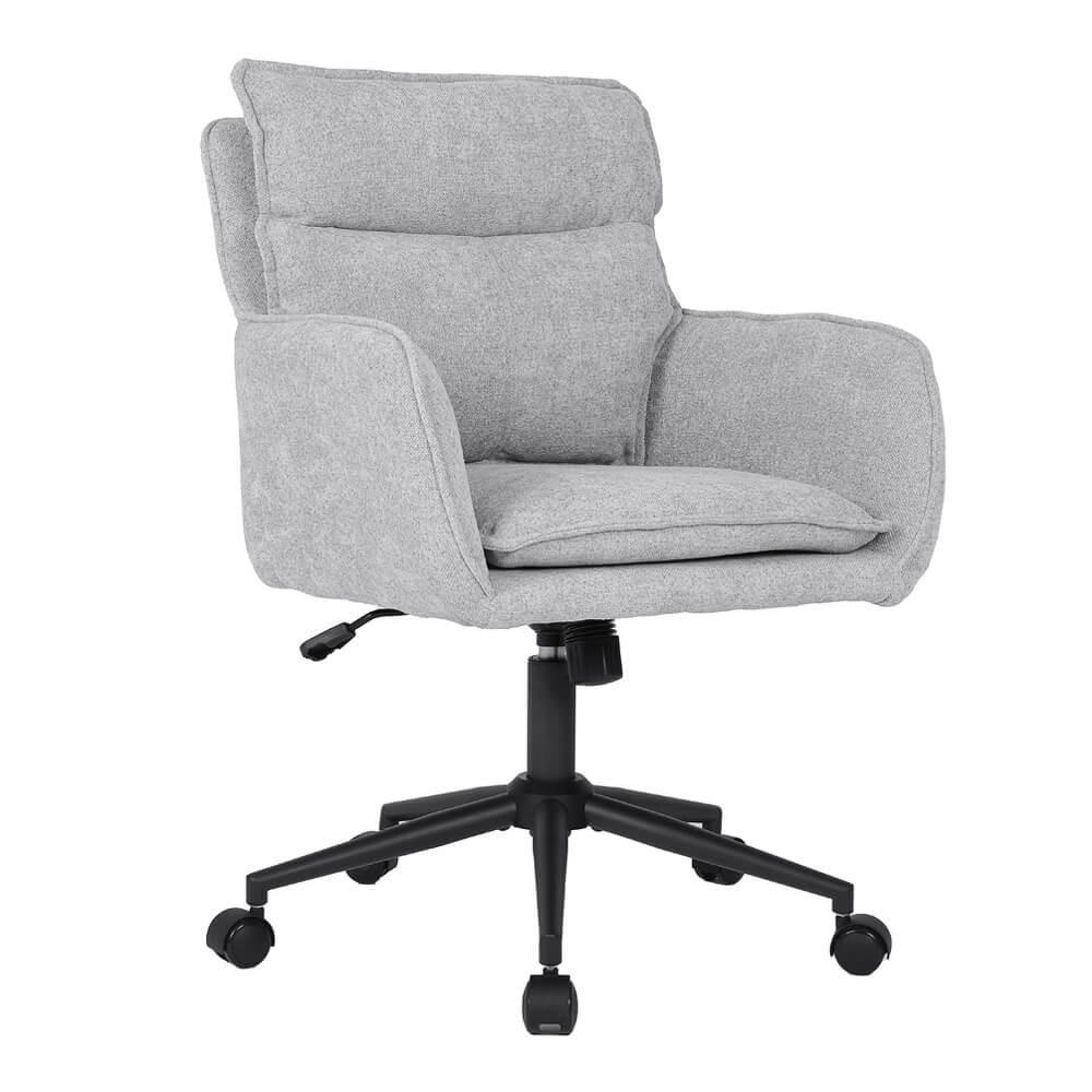 BÜROSTUHL aus Webstoff CORA - Grau - Grau, Kunststoff (60/100/70cm) - Home Deluxe
