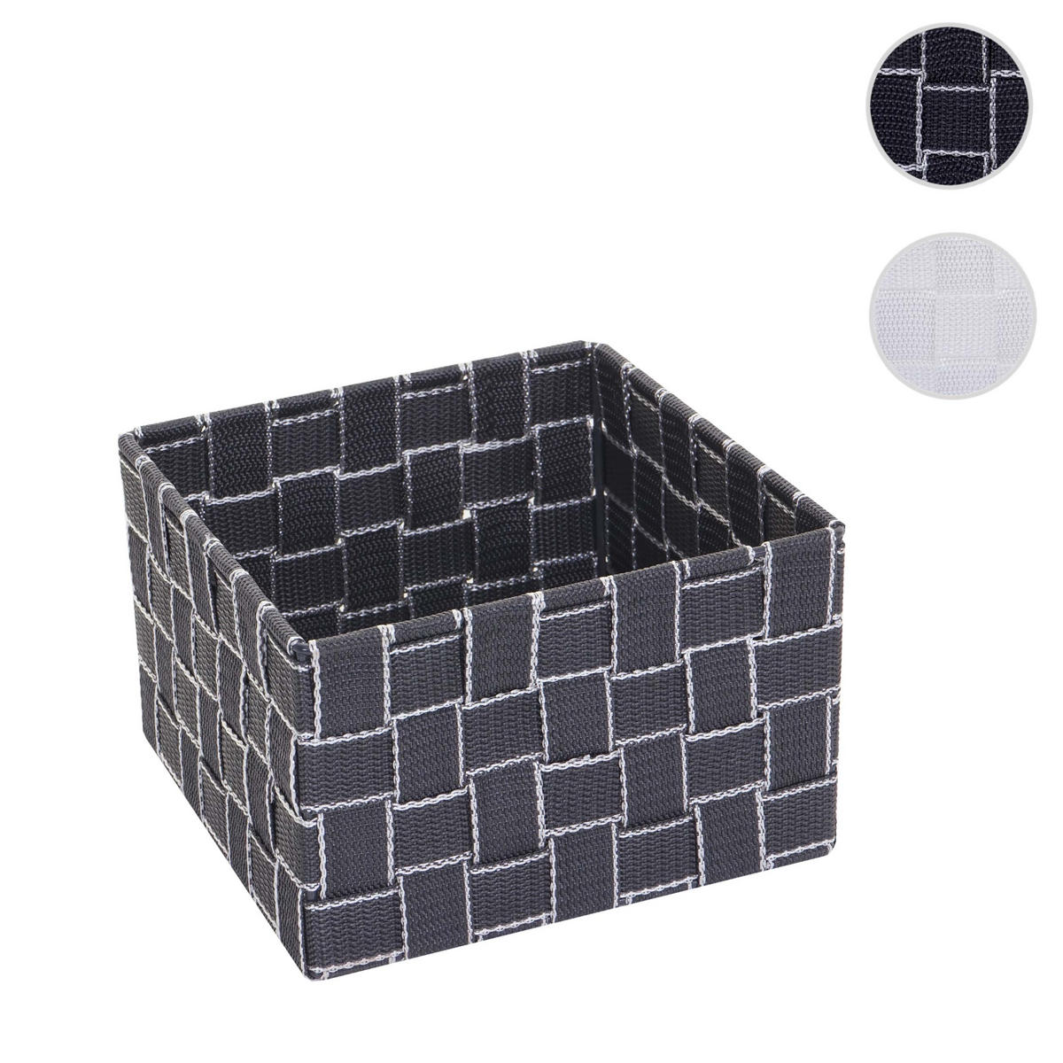 ÚLOŽNÝ KOŠ obdélníkový šedý - šedá, plast (19/19cm) - MCW