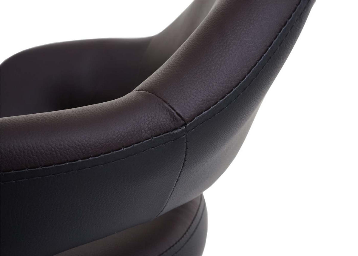 BARHOCKER Braun, Schwarz - Schwarz/Braun, Textil (51/105/55cm) - MCW