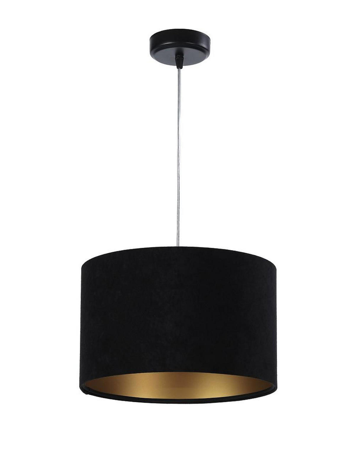 HÄNGELEUCHTE Gold 30/20 cm - Goldfarben/Schwarz, Kunststoff (30/0.45/20cm) - ONZENO