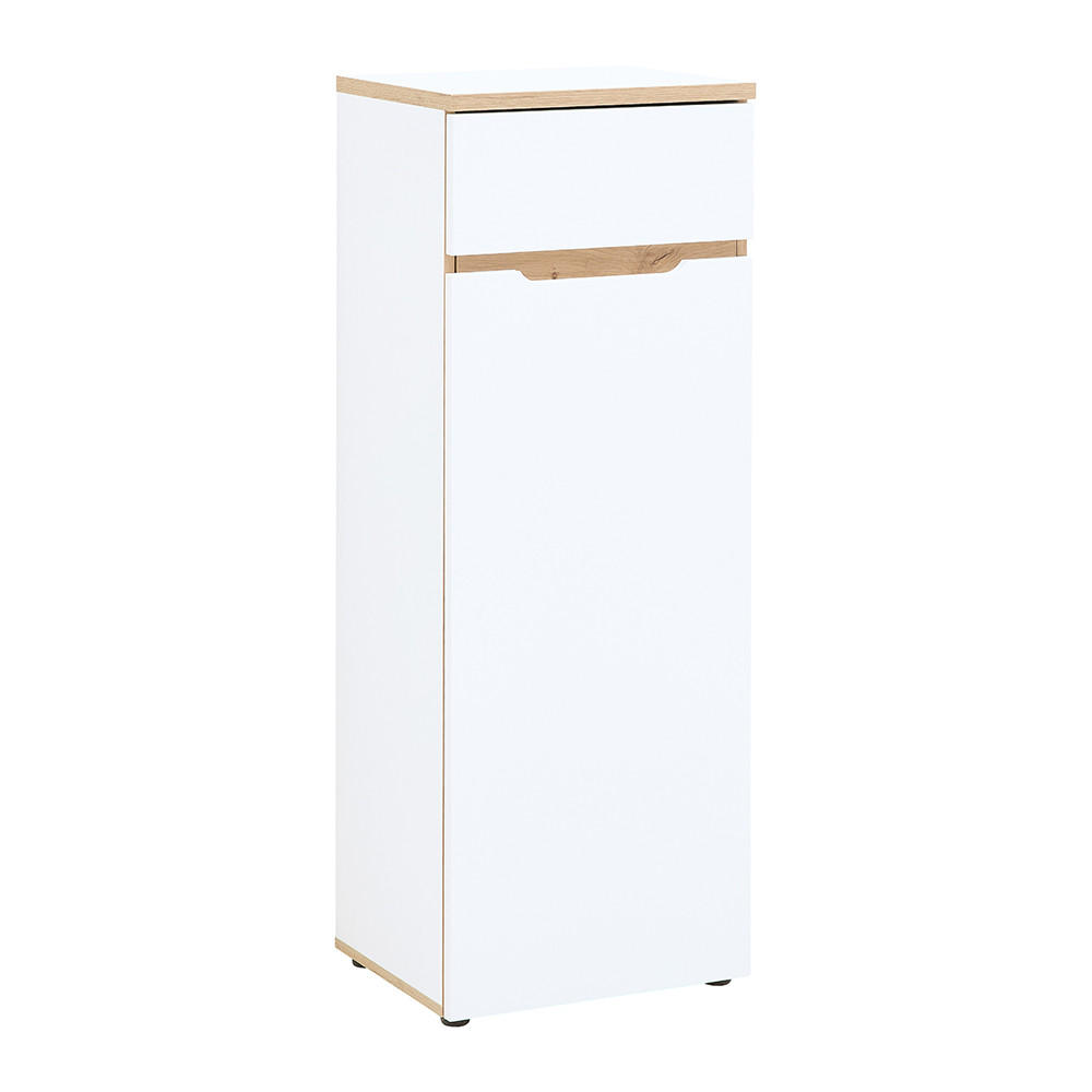 Lomado Aktenschrank Weiß 45x122x38 cm