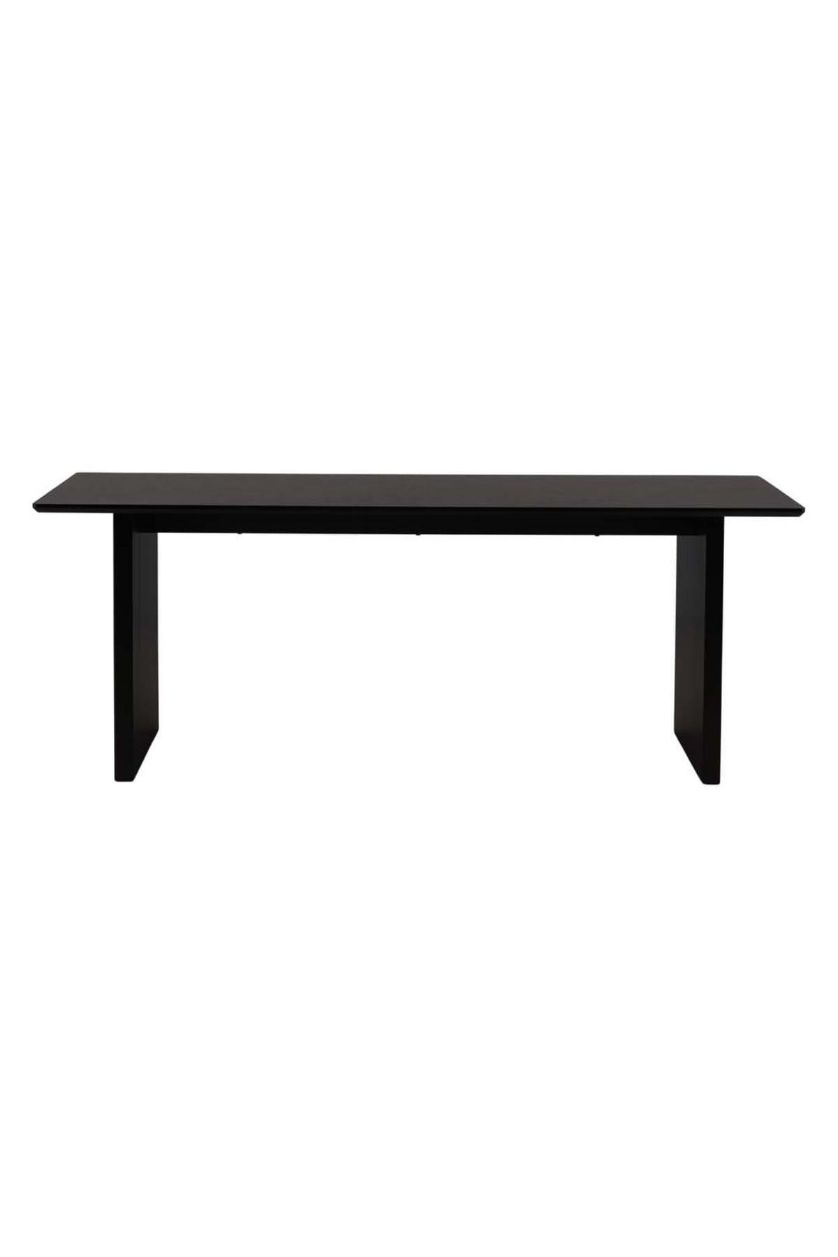 ESSTISCH 100x200 cm schwarz - Schwarz, Holzwerkstoff (200/100/75cm) - ebuy24
