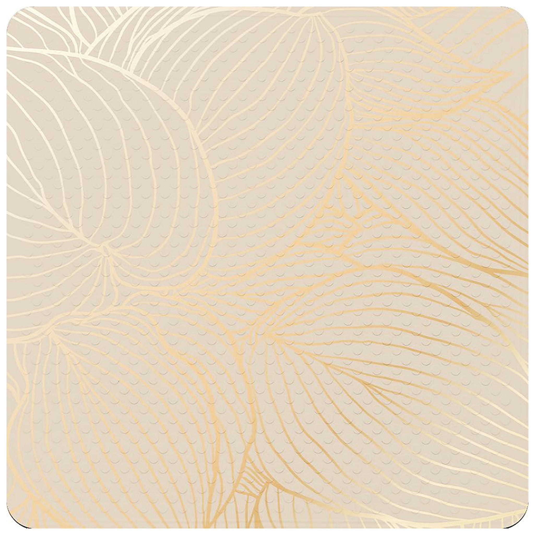 BADEMATTE Hosta - Beige, Kunststoff (53/53cm) - Sanilo