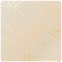 BADEMATTE Hosta - Beige, Kunststoff (53/53cm) - Sanilo