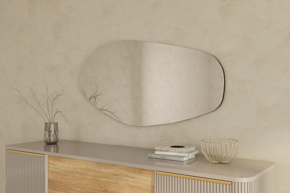WANDSPIEGEL Aurora Silber 92642 - Silberfarben, Holzwerkstoff (60/120/2cm) - moebel17
