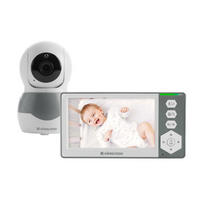 BABYPHONE Ady Display 4,3 Zoll grau ECO-Modus Schlaflieder Nachtsicht Alarm - Grau, Kunststoff - Kikka boo