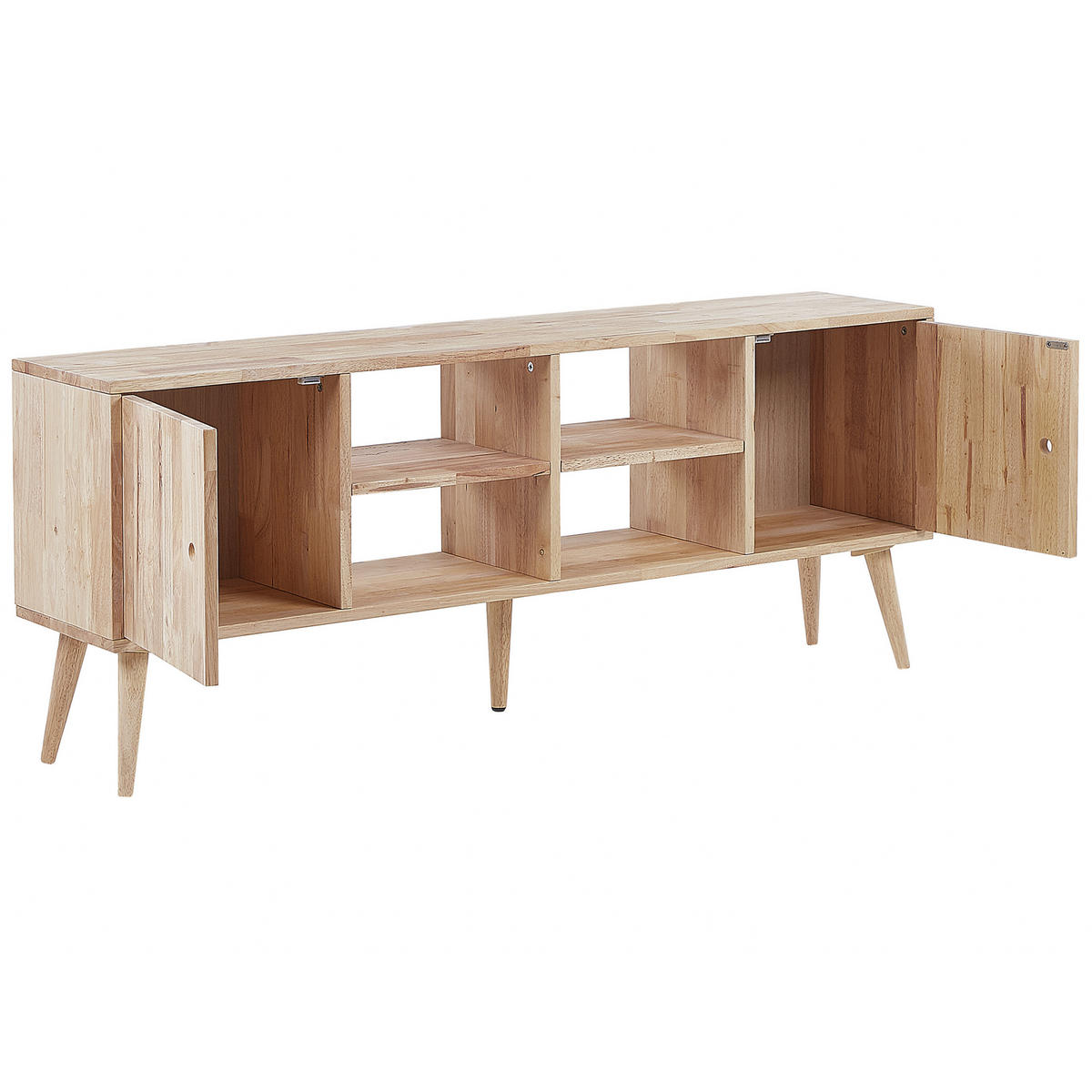 TV-MÖBEL Hellbraun CHANDLER 30/145/59 cm - Hellbraun, Holz (145/59/30cm) - Beliani