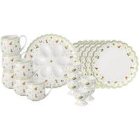 FRÜHSTÜCKS-SET "EIER" Easter Delight grün 19er Set - Grün, Keramik (1/1/1cm) - Villeroy & Boch