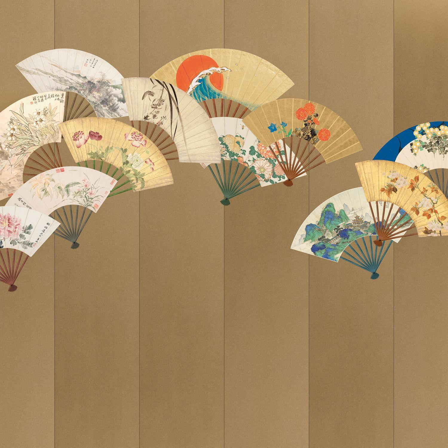 FOTOTAPETE orientalisches Motiv 424 x 280 cm - Braun, Papier (424/280cm) - Sanders & Sanders