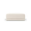 POUF Miley aus Samt leichtes beige - Beige, Textil (90/40/90cm) - Micadoni