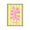 POSTER mit Rahmen Melissa Donne - Le Corail Lemon/Cream - Multicolor/Schwarz, Holz/Papier (30/40cm) - Poster&Frame