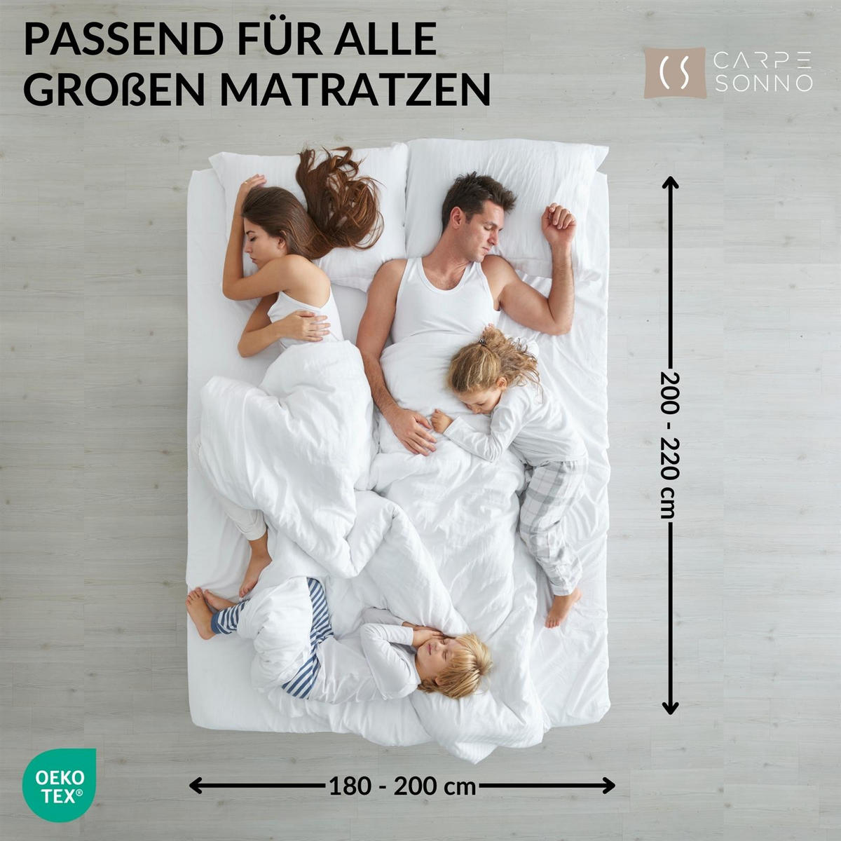 SPANNBETTLAKEN Boxspringbett Jersey 180x200 180x220 200x200 200x200, Wasserbett Bettlaken aus 100% Baumwolle - Bordeaux, Textil (200/220cm) - Carpe Sonno