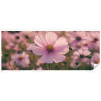 TAPETE - Blumen - Lila - Unscharf - 500x200 cm - Rosa, Papier (500/200cm) - OnlyWow