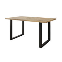 TISCH Schwarz SOFTI U Ausziehbar 140x90/180 cm - Eichefarben/Schwarz, Holzwerkstoff (180/90/75.6cm) - Sepro Meble