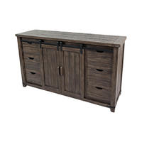 SIDEBOARD AVOLA Braun 153x46x89 cm - Braun, Holz (153/89/46cm) - FURNLUX