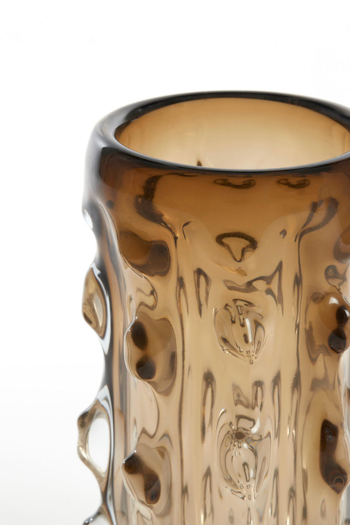 VASE Torben Braun Ø15/33,5 cm - Braun, Glas (15/33.5cm) - Light & Living