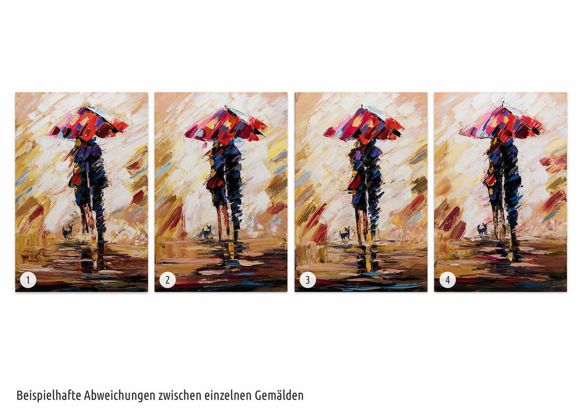 ACRYLBILD HANDGEMALT 60/90 cm - Multicolor, Holz/Textil (1.38/90cm) - KUNSTLOFT