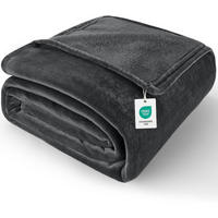 KUSCHELDECKE 150x200 cm Dunkelgrau - Anthrazit, Textil (150/200cm)