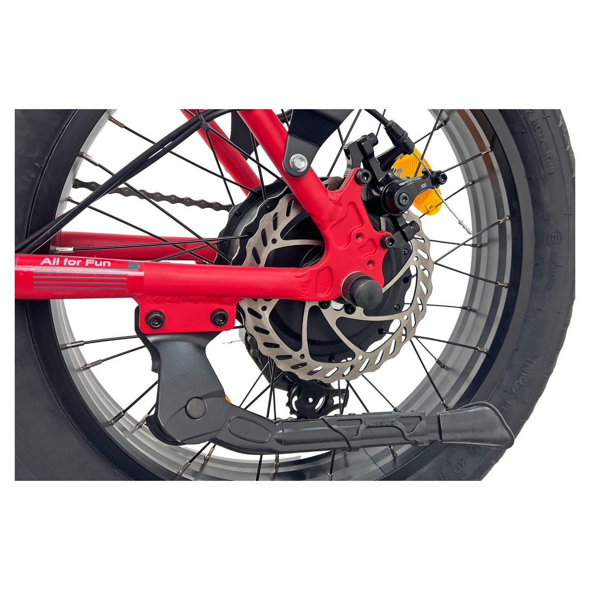 FALT E-BIKE 20" TERRAIN, ROT - Grau, Metall (125cm) - LLOBE