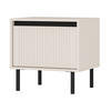 NACHTTISCH OSTIA 51,8/50/40 cm Beige - Beige, Holzwerkstoff (51.8/50/40cm) - MASSENO