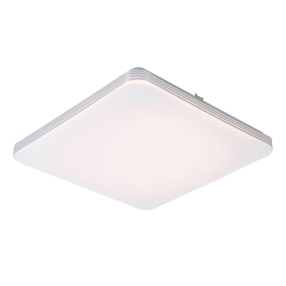 LED DECKENLEUCHTE TAHALRA Metall Weiß - Weiß, Metall (37.5/37.5/5cm) - Globo Lighting