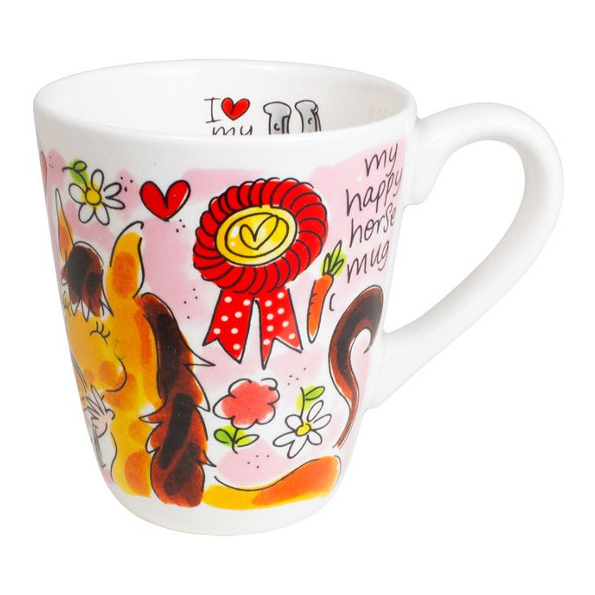 BECHER Pferdeliebhaber in Bunt - 350 ml - Multicolor, Keramik (0.35L) - Blond Amsterdam
