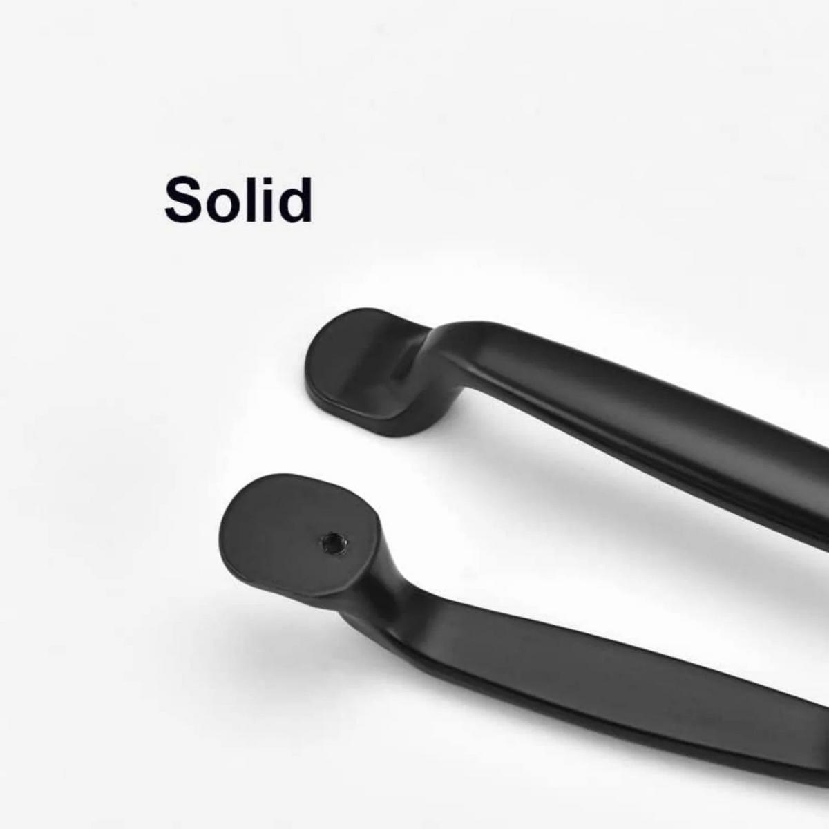 MÖBELGRIFF Schwarz 12er-Set 96 mm - Schwarz, Metall (0.22/0.03/1.3cm)