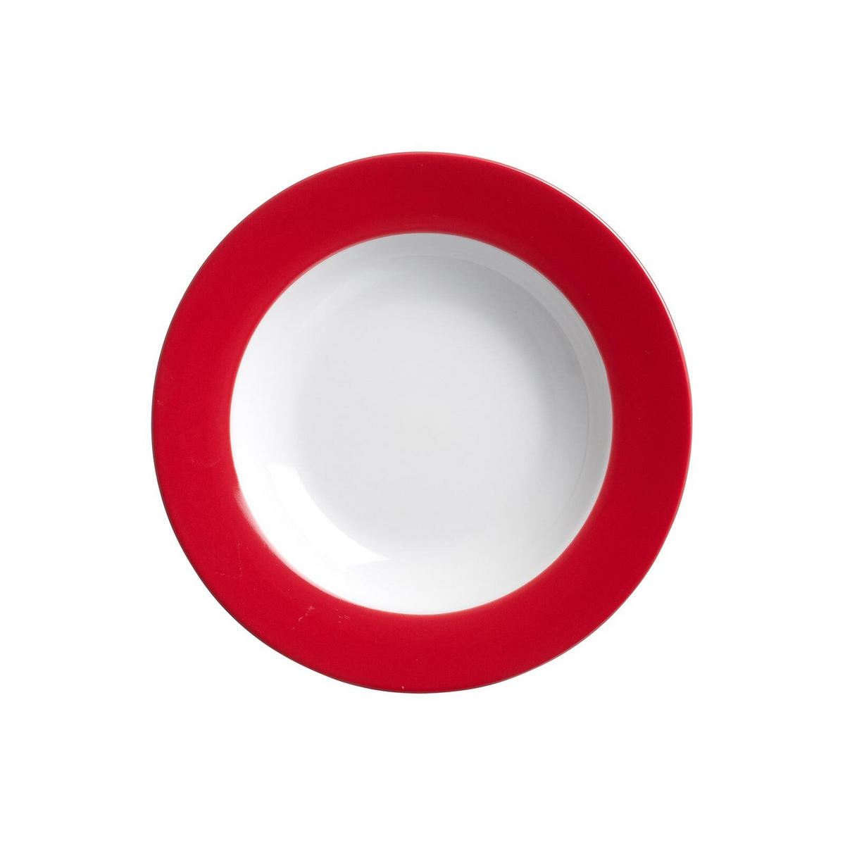SUPPENTELLER Doppio Rot ø 22 cm 6er Set - Rot, Keramik (22cm) - Ritzenhoff Breker