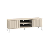 LOWBOARD Sophie kaschmir matt 160 / 40 / 53cm - Kaschmir/Beige, Holz/Holzwerkstoff (160/53/40cm) - Feldmann-Wohnen