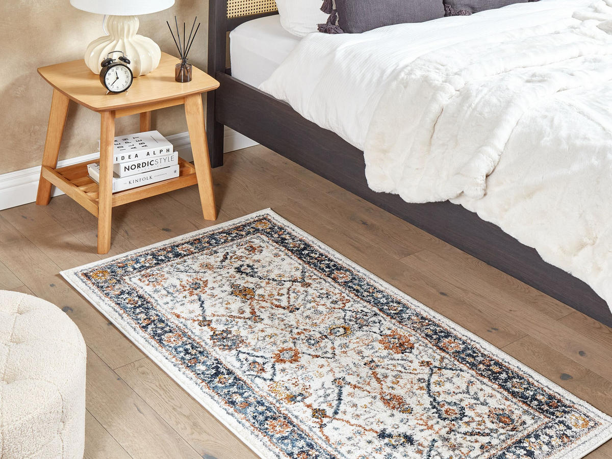 VINTAGE-TEPPICH Arates 150/80 cm - Beige, Kunststoff (80/150cm) - Beliani