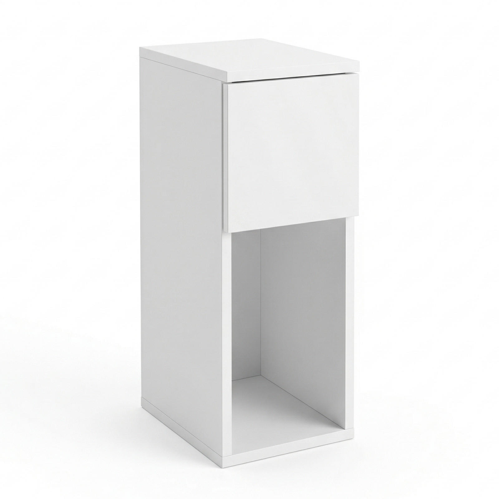 BEISTELLTISCH Teny 20/30/55 cm - Weiß, Holzwerkstoff (20/55/30cm) - EDAXO